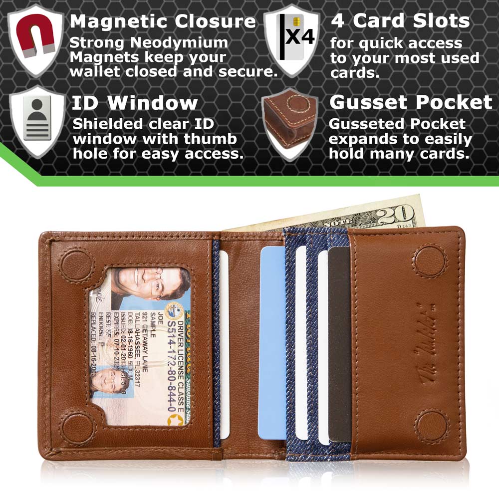 The Waltlet - Maximum Storage RFID Secure Minimalist Wallet
