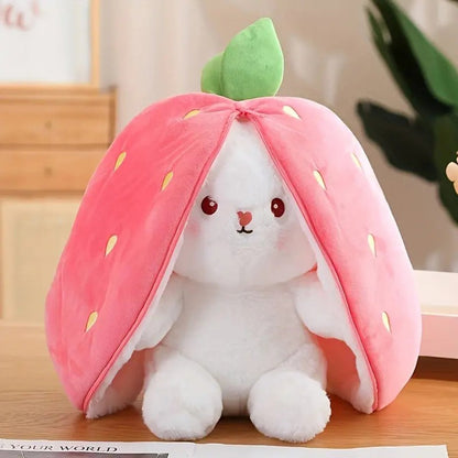 Bunny Plush with Strawberry or Carrot Design – Sweet Toy for Kids
