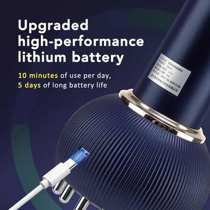 ThermaGlow™ Wireless Heated Meridian Brush – Lymphatic Drainage, Microcurrent Anti-Cellulite Massage for Body & Back